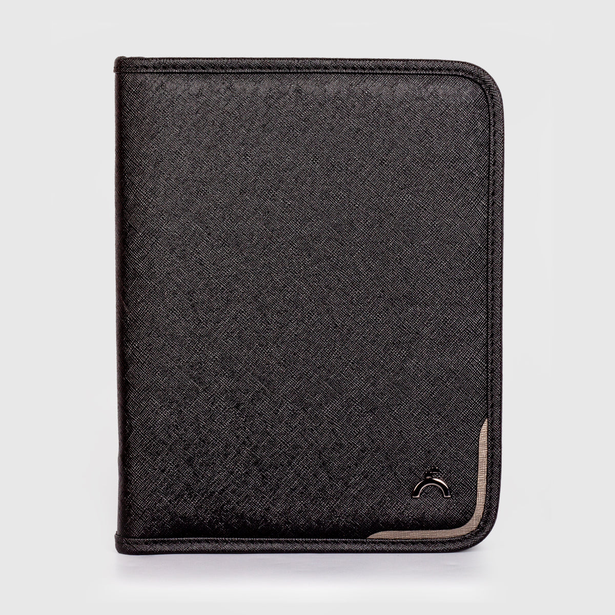 Black Leather File Holder