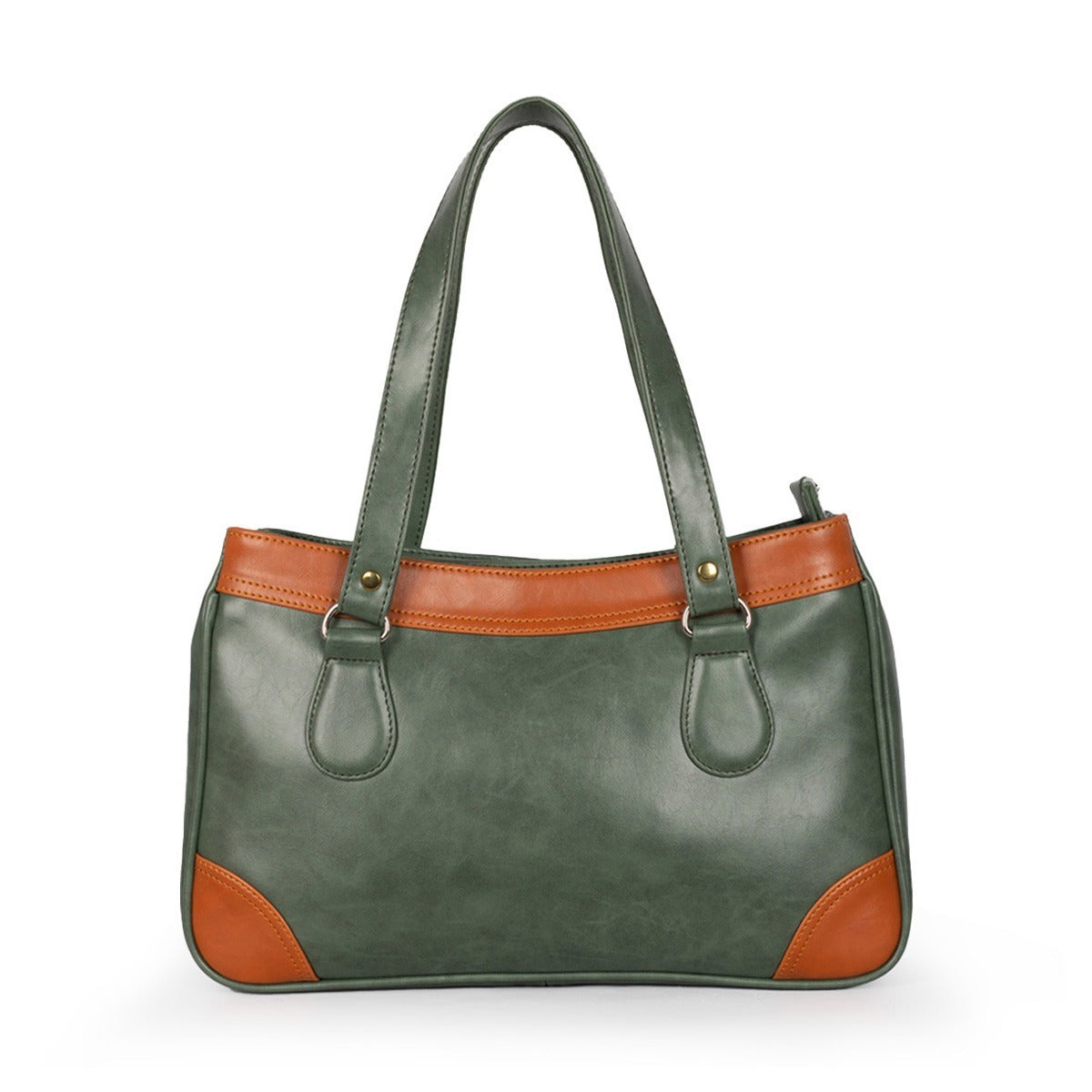 Green PU Leather Bag For Women