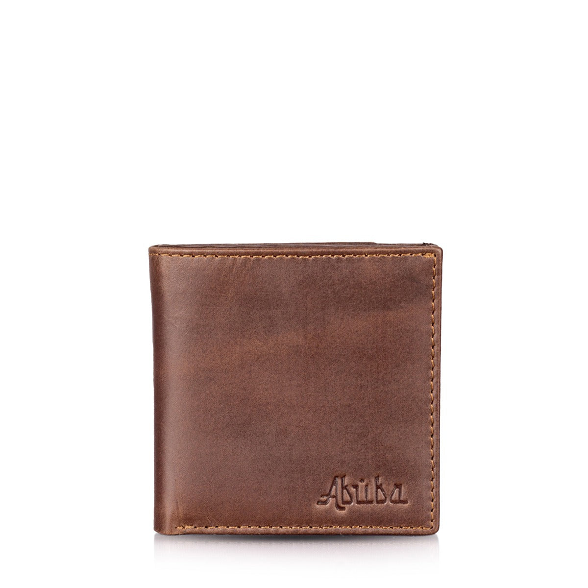 Unisex Brown Leather Wallet