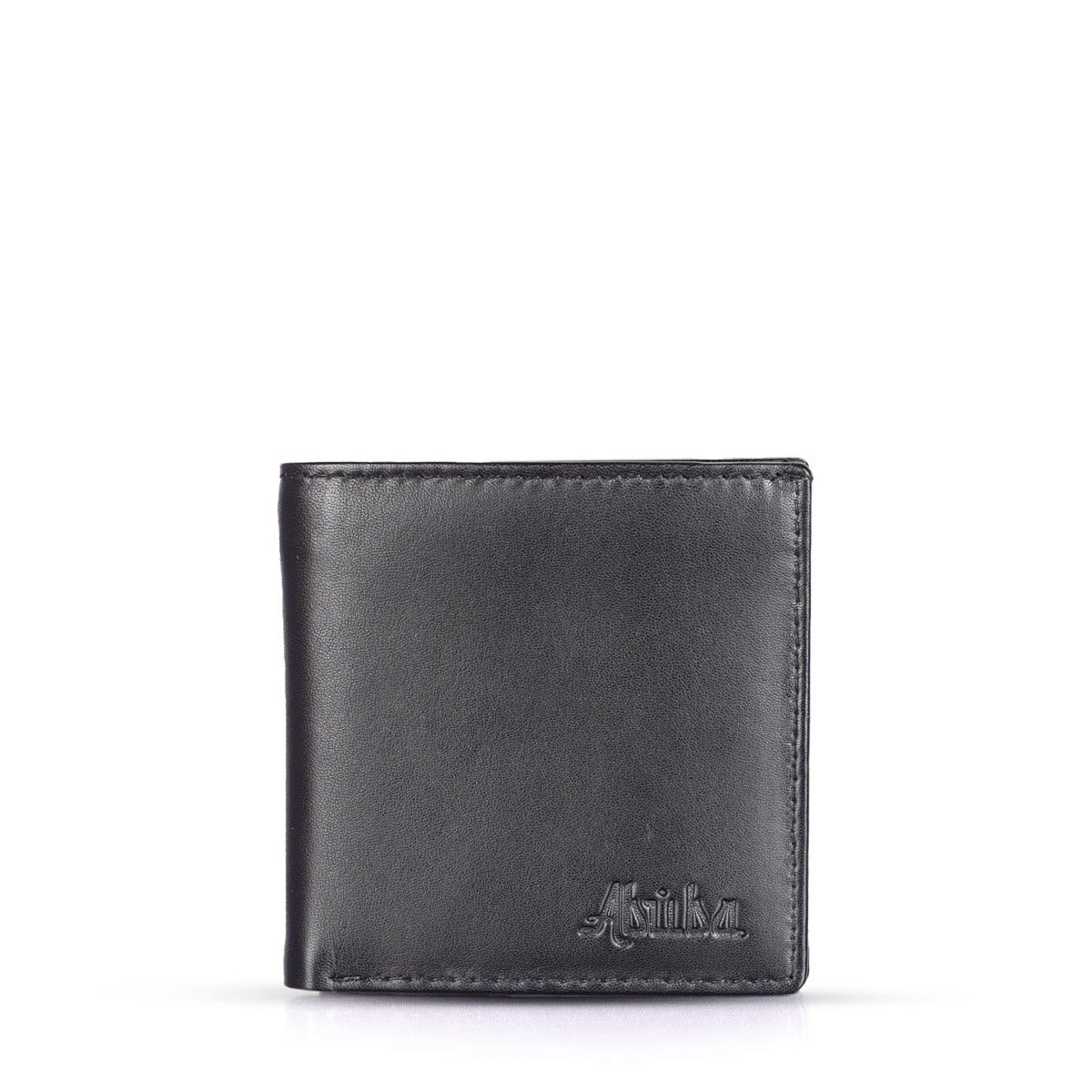 Unisex Black Leather Wallet