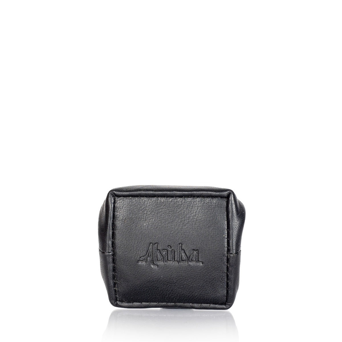 Leather Coin Case Black