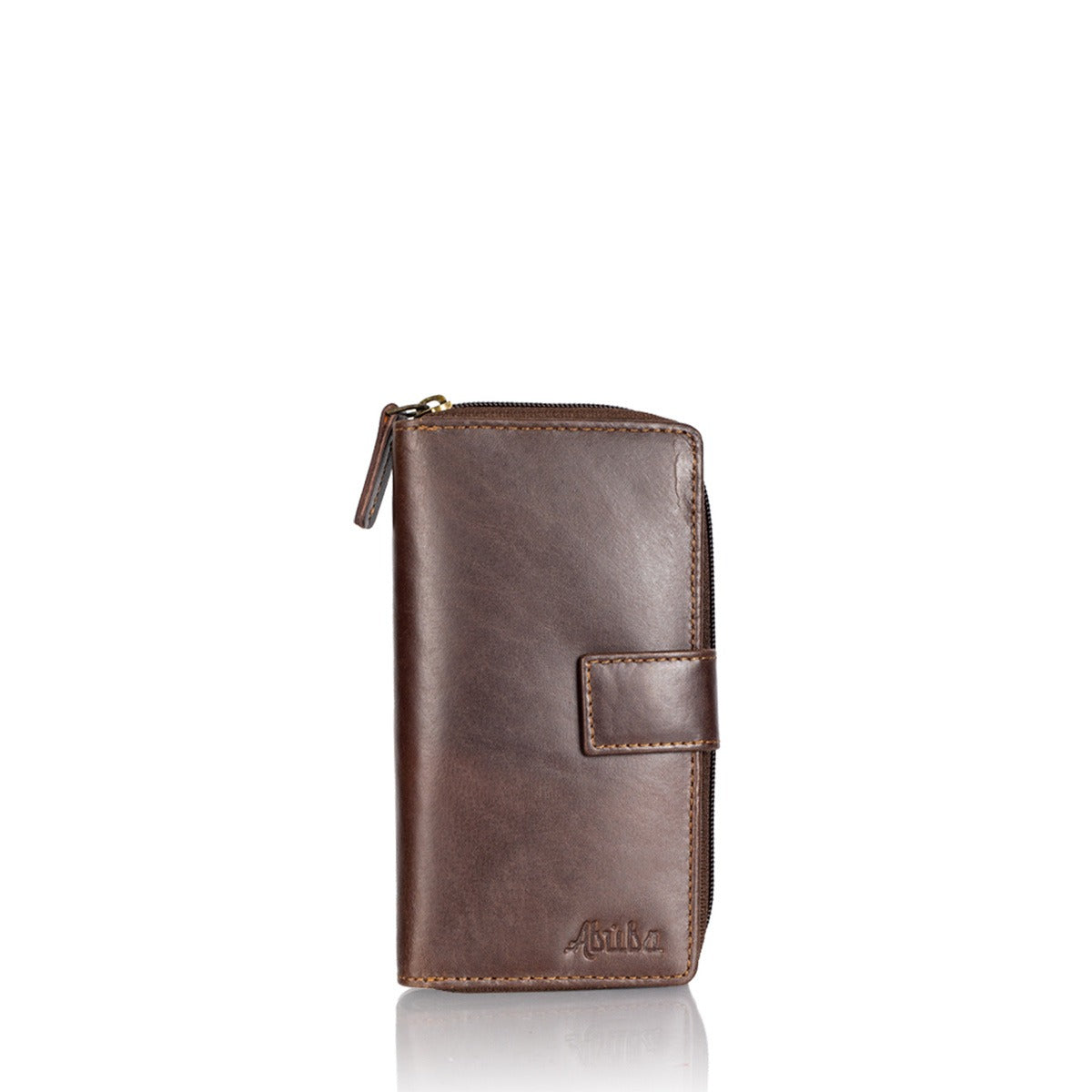 Ladies Leather Wallet Brown Color