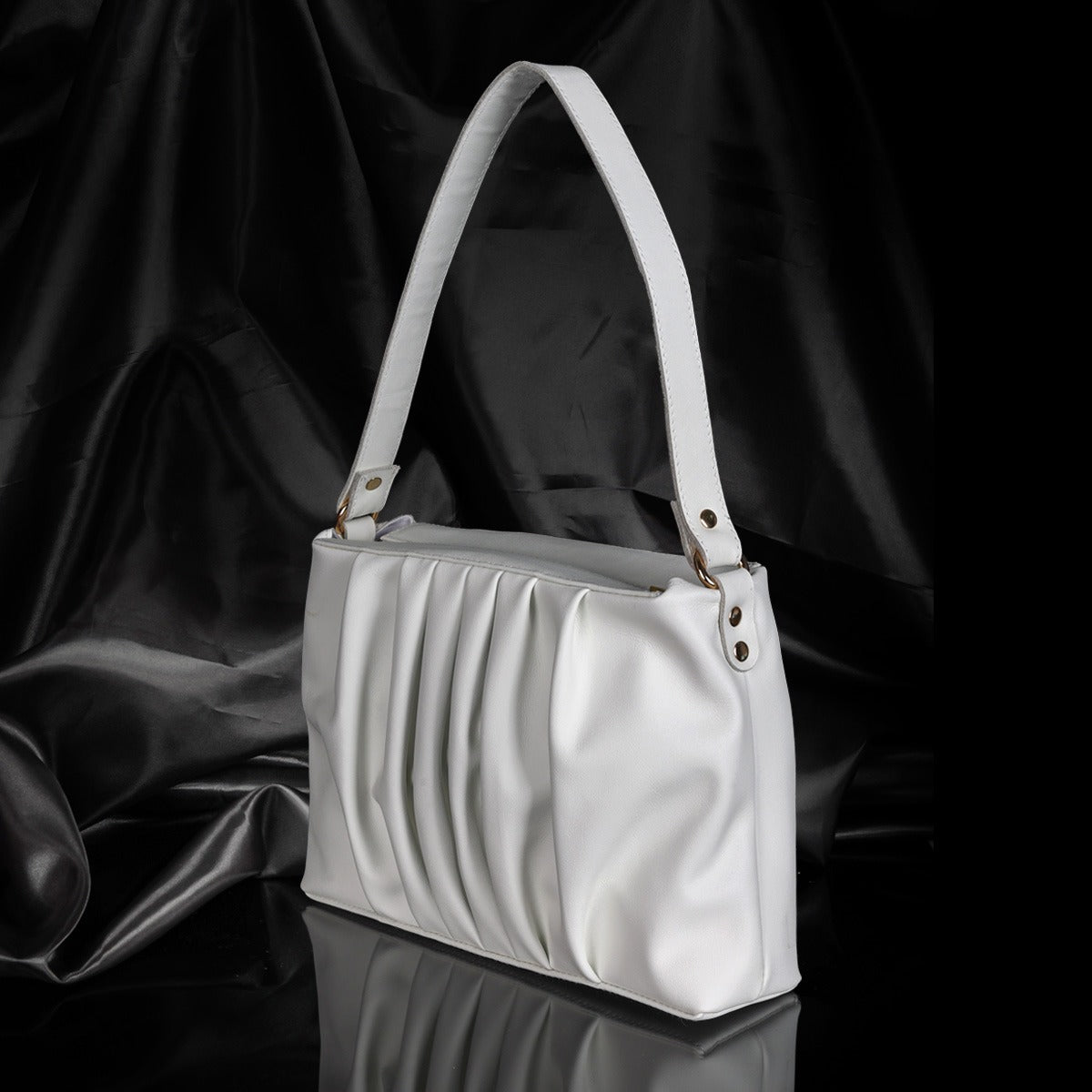 Ladies Handbag White Color