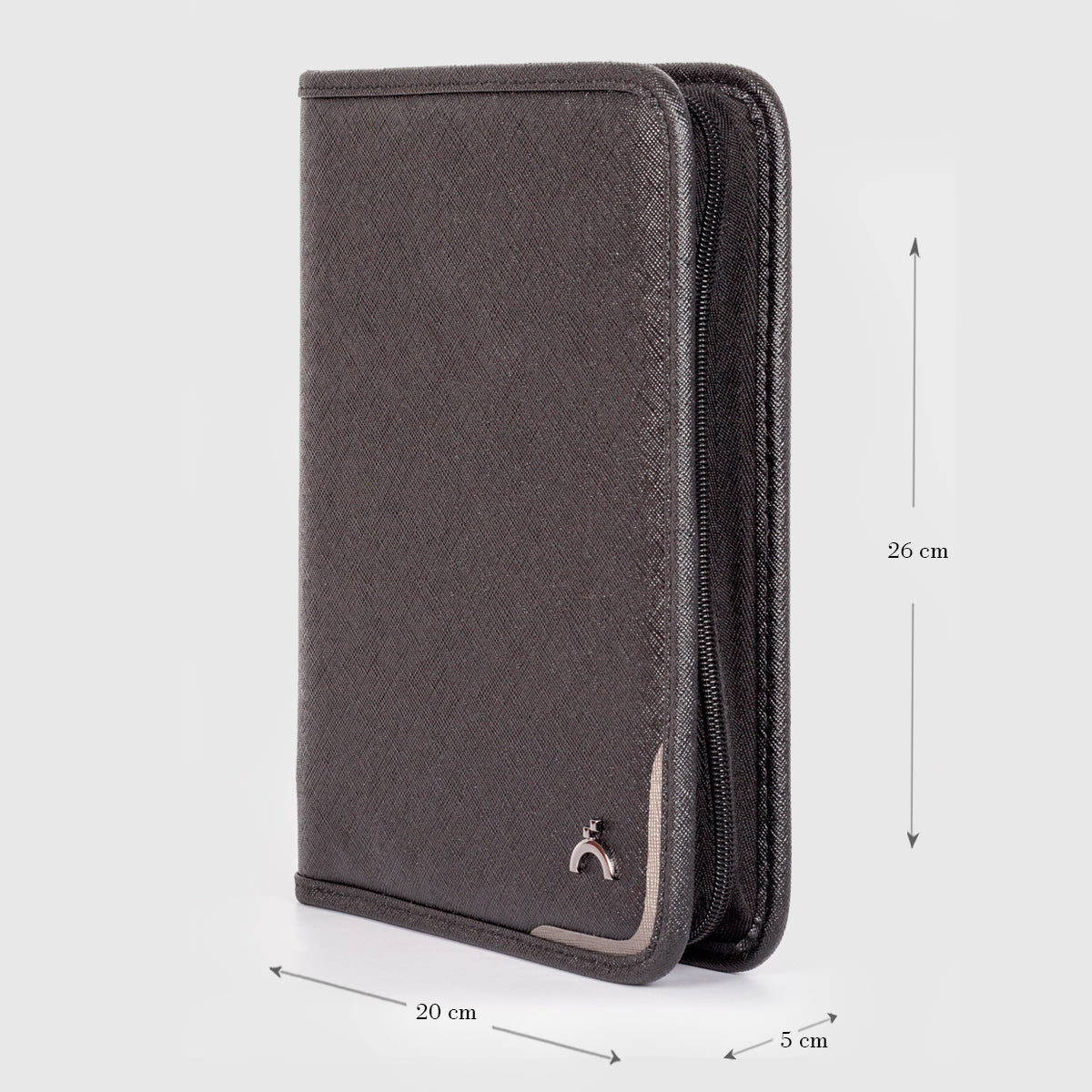 Black Leather File Holder