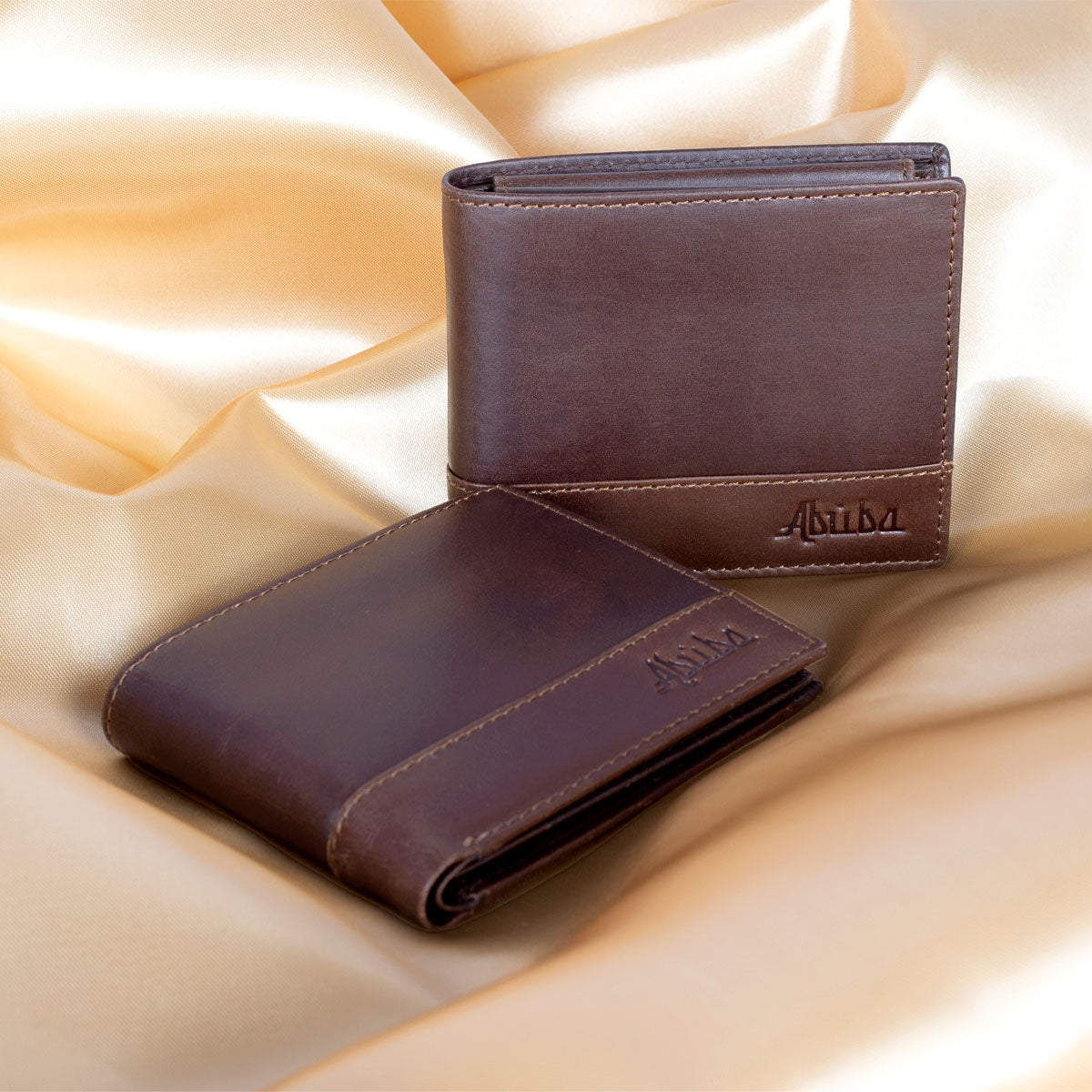 Men's Brown Leather Wallet