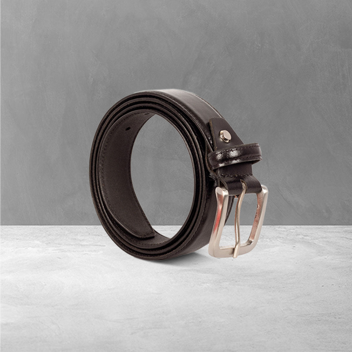 Black Leather Belt For Men