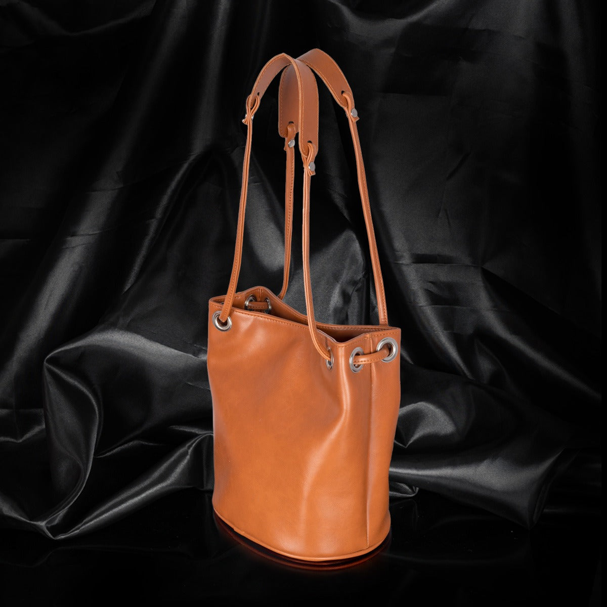 Brown Bucket Bag