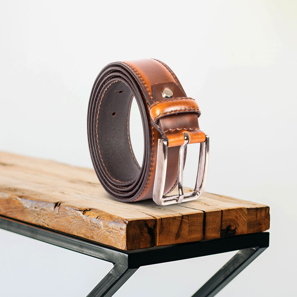 Brown Leather Belt