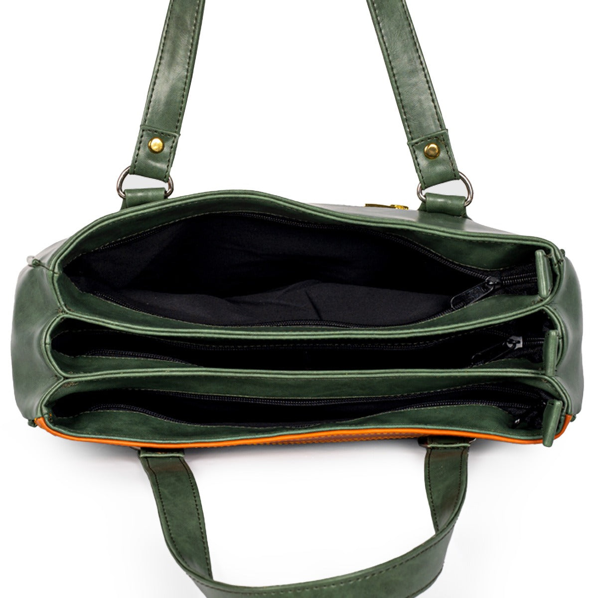 Green PU Leather Bag For Women