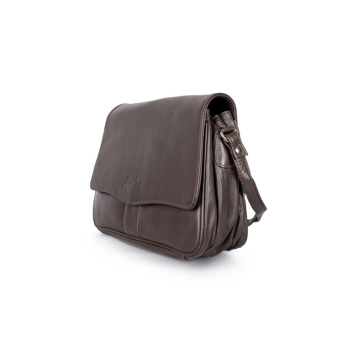 Brown Leather Shoulder Bag