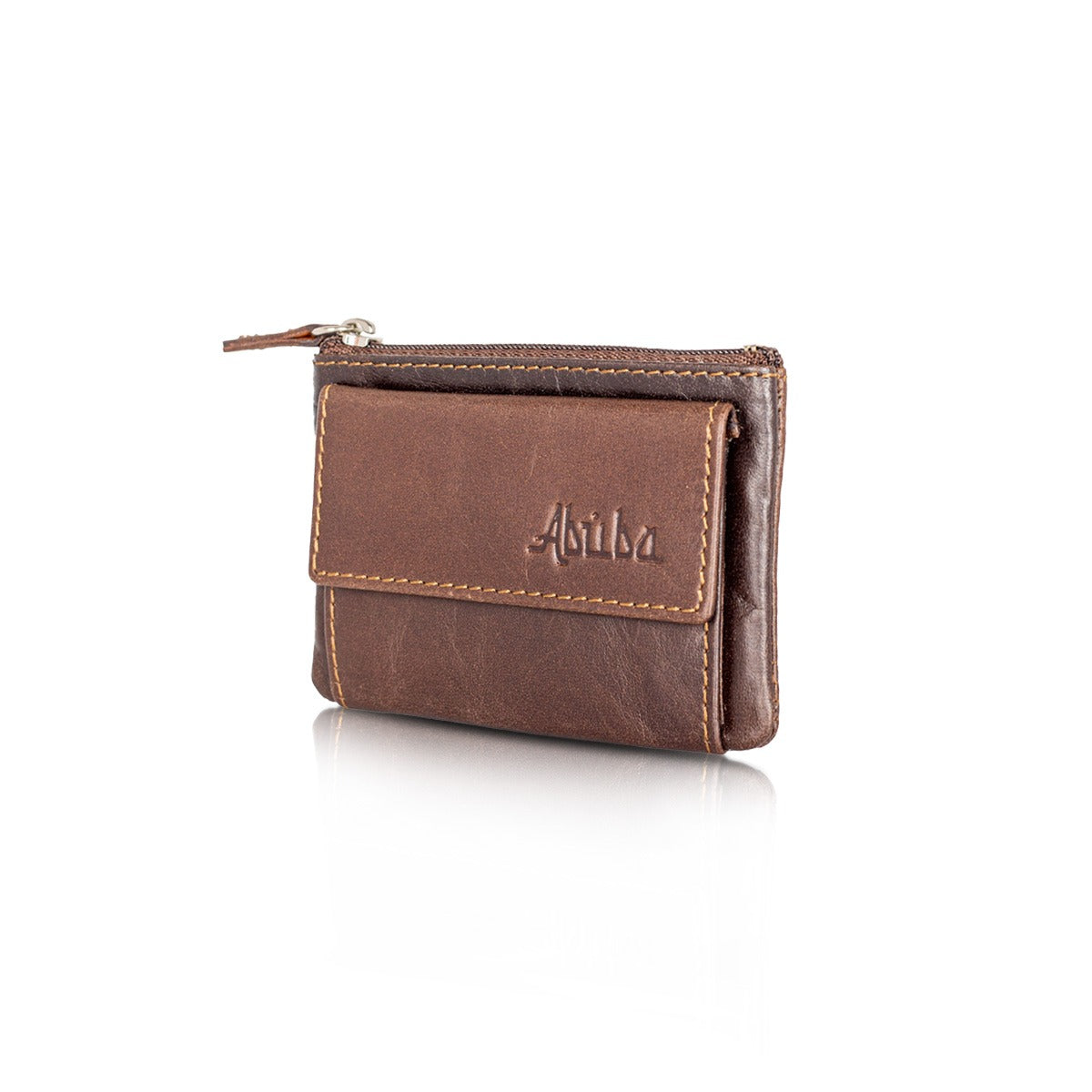 Leather Wallet - Brown Color