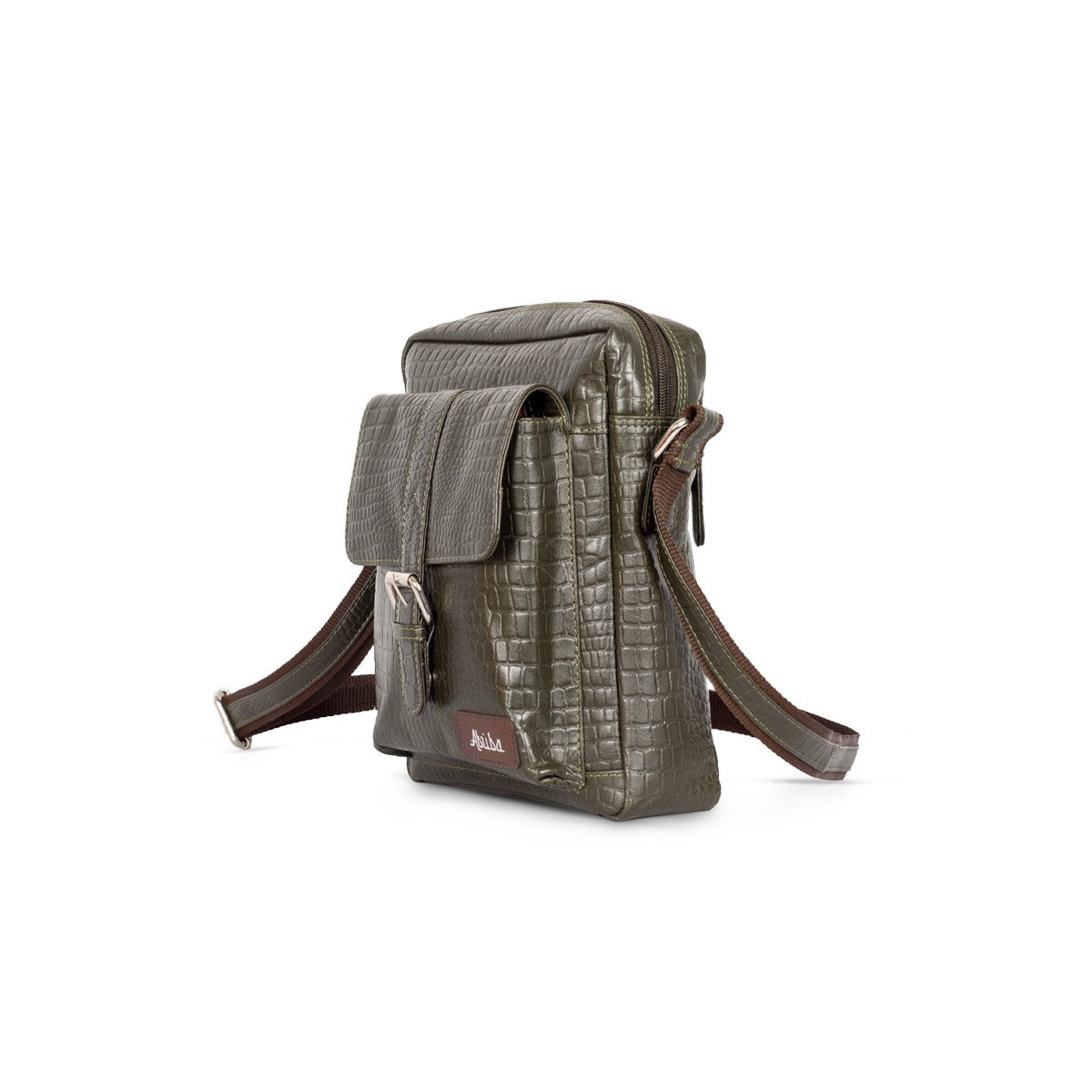 Leather Bag For men Olive