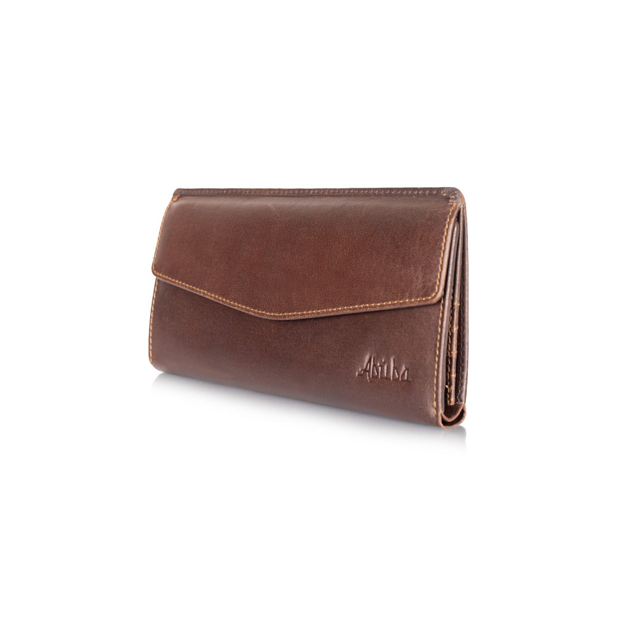 Ladies Brown Leather Wallet