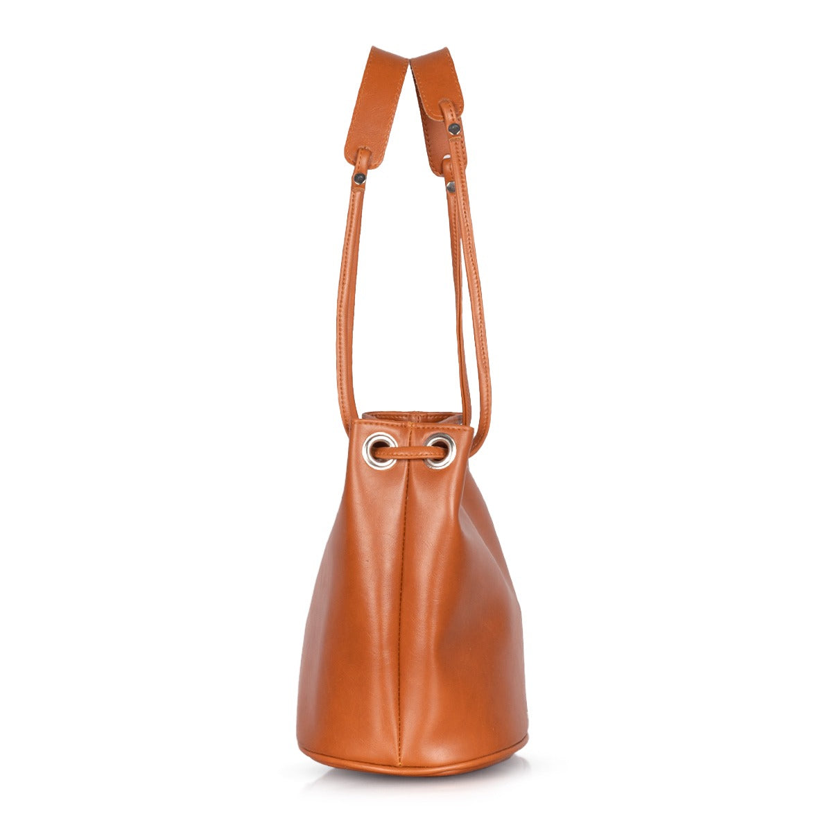 Brown Bucket Bag