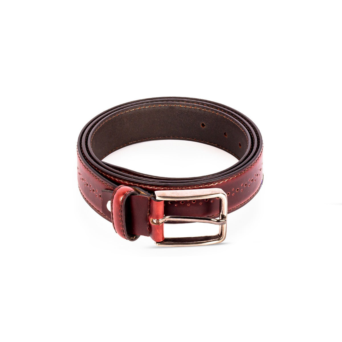 Brown Leather Belt for Men