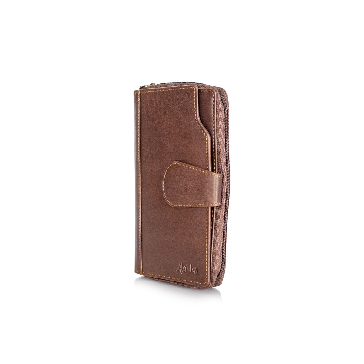 Brown Leather Wallet For Ladies