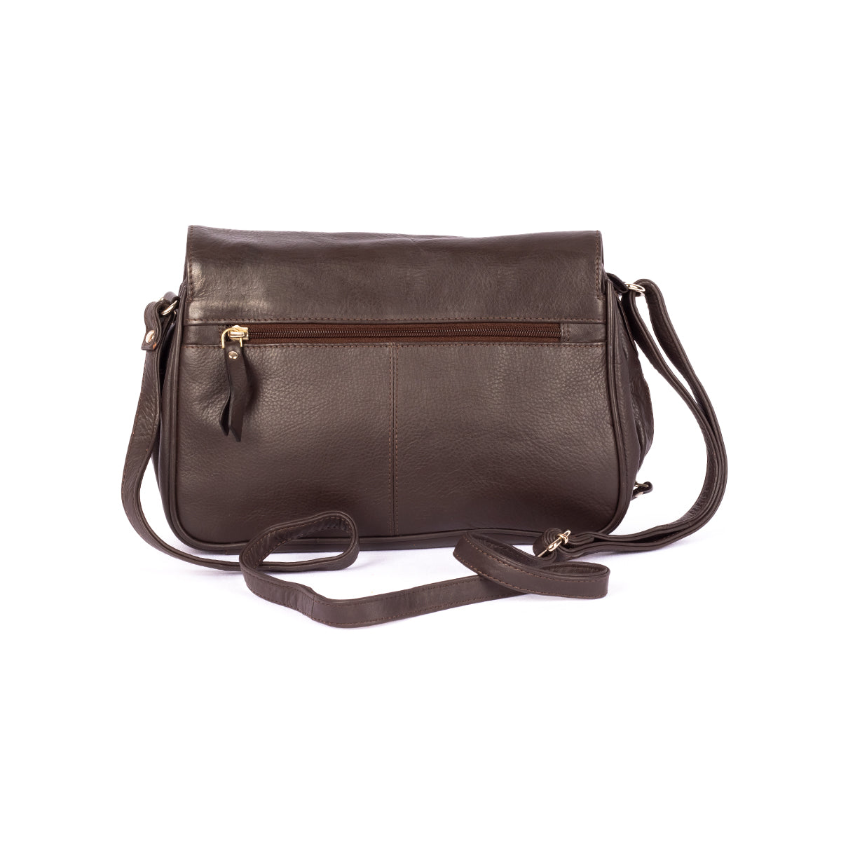 Leather shoulder bag