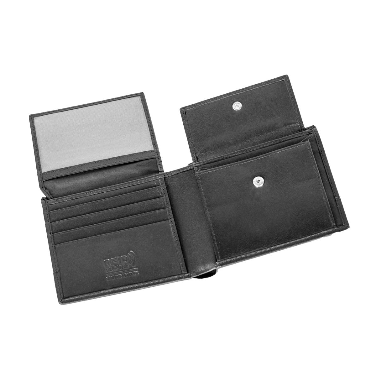 Black Leather Wallet for Men