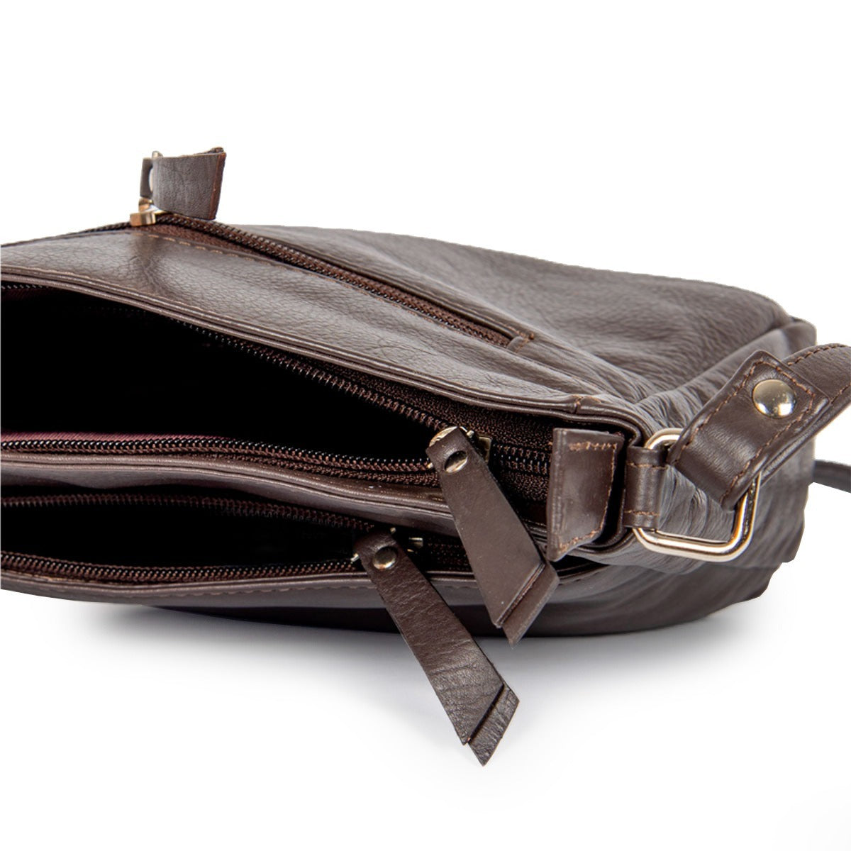 Brown Leather Shoulder Bag