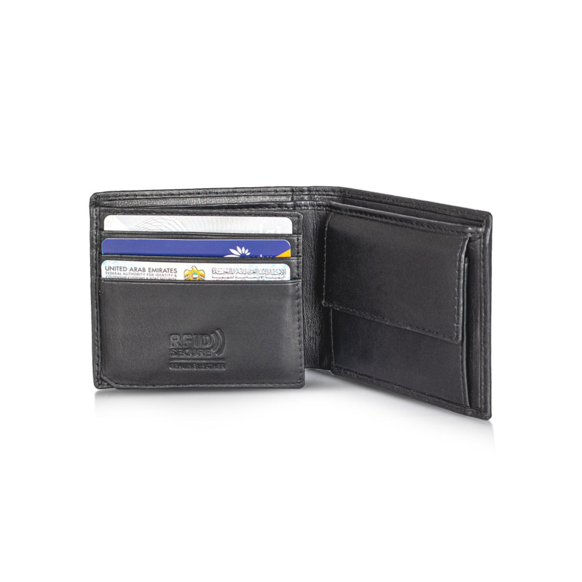 Leather Wallet For Men - Black