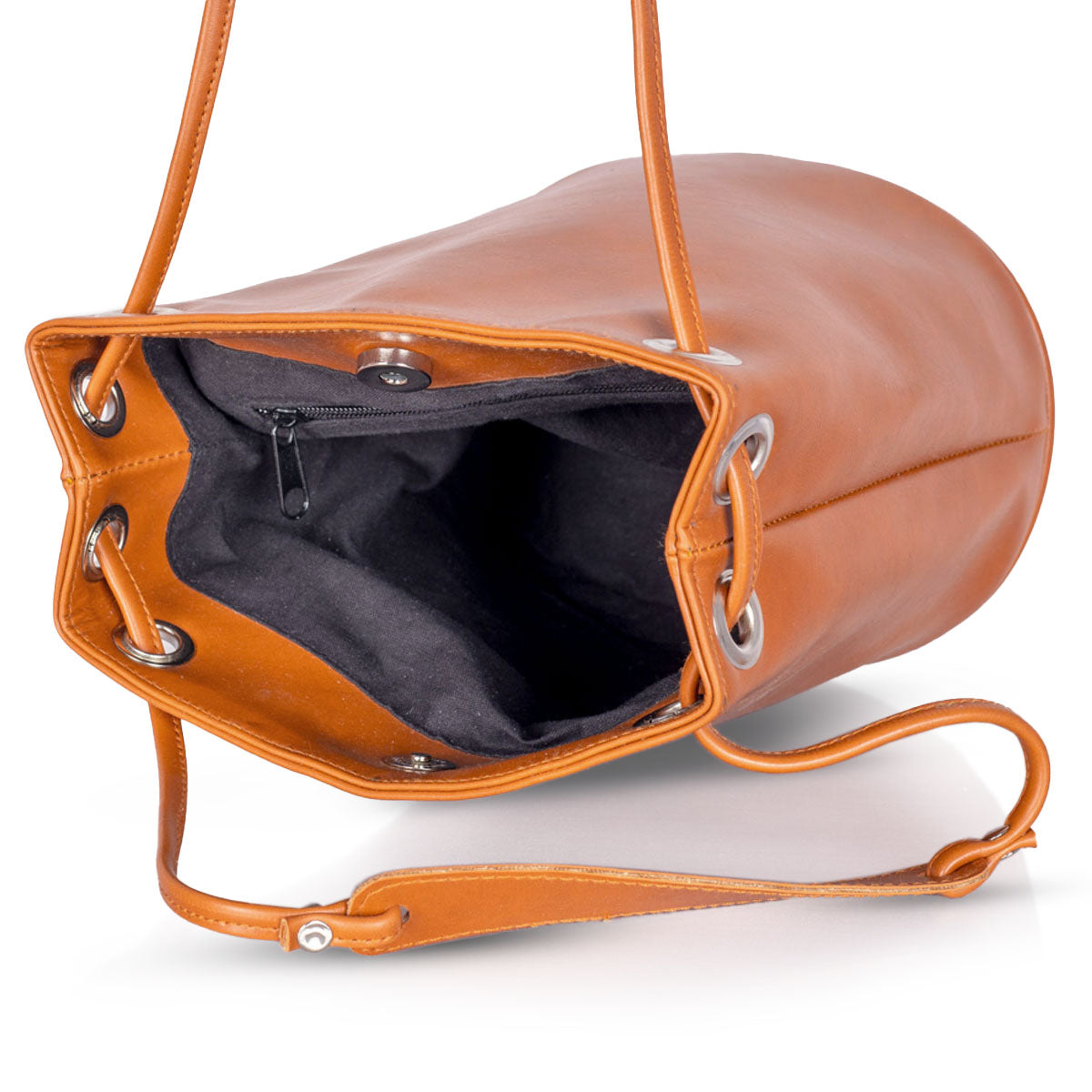 Brown Bucket Bag