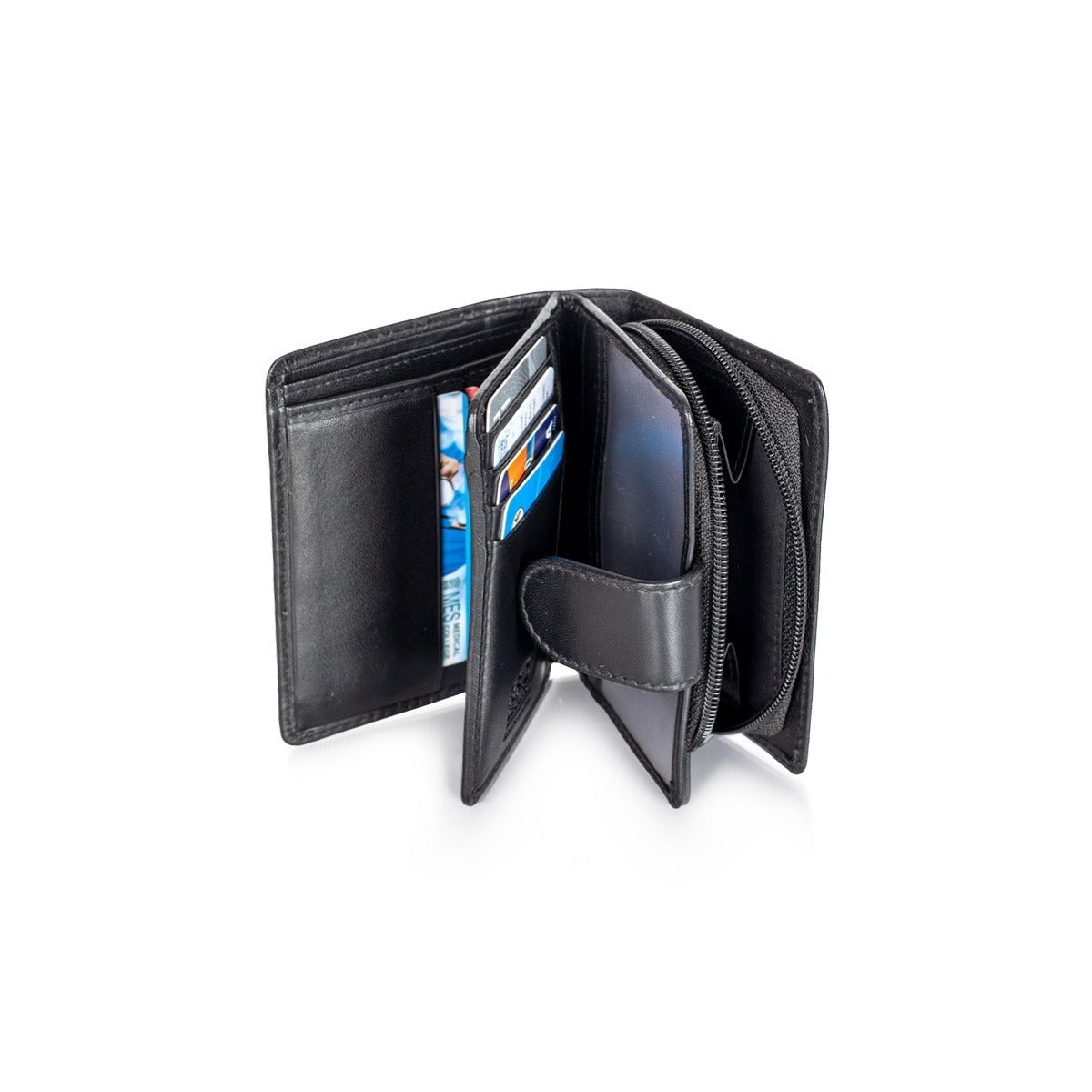 Ladies Leather Wallet Black