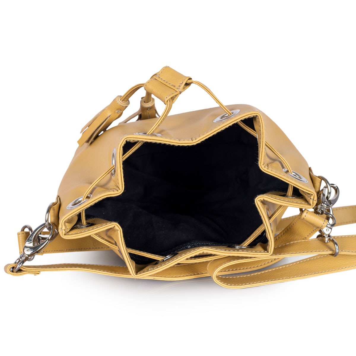 PU Leather Bucket Bag for Women