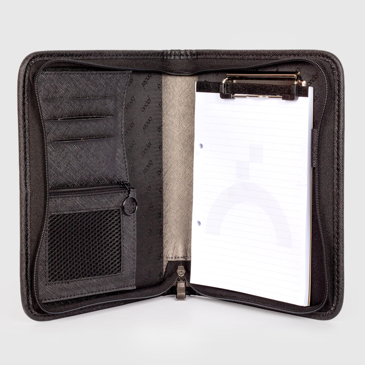 Black Leather File Holder