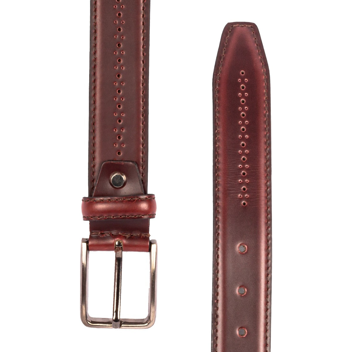 Brown Leather Belt for Men