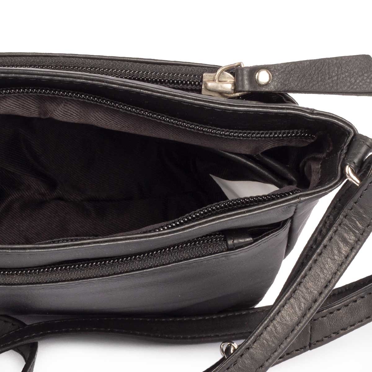 Genuine leather bag for women - Black