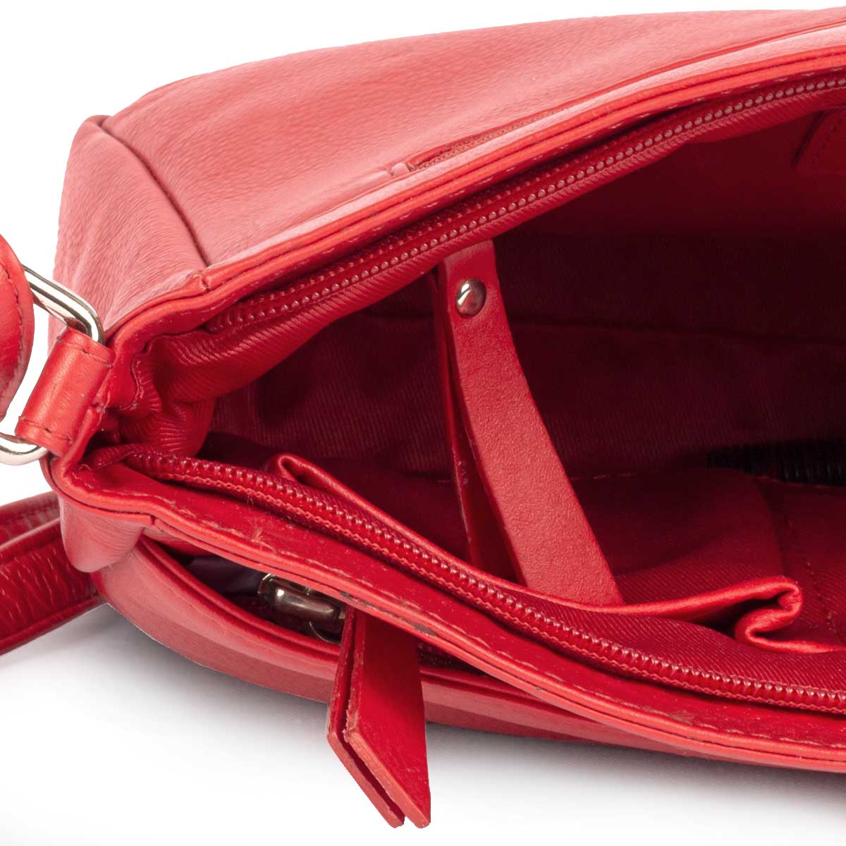 Genuine leather bag for women - Red