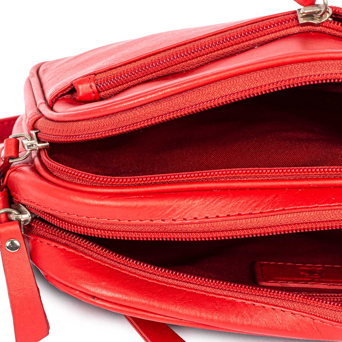 Red Genuine Leather Bags